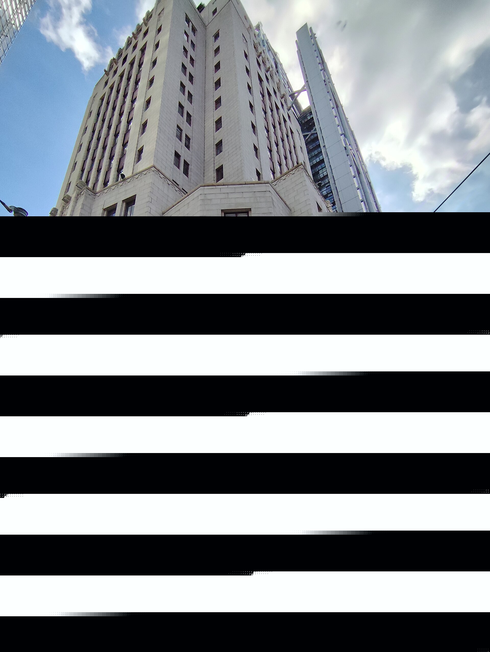 HK CH 中環 Central 德輔道中 Des Voeux Road Central 中國銀行大廈 old Bank of China Building facade tram view Bank Street August 2025 N13P 05